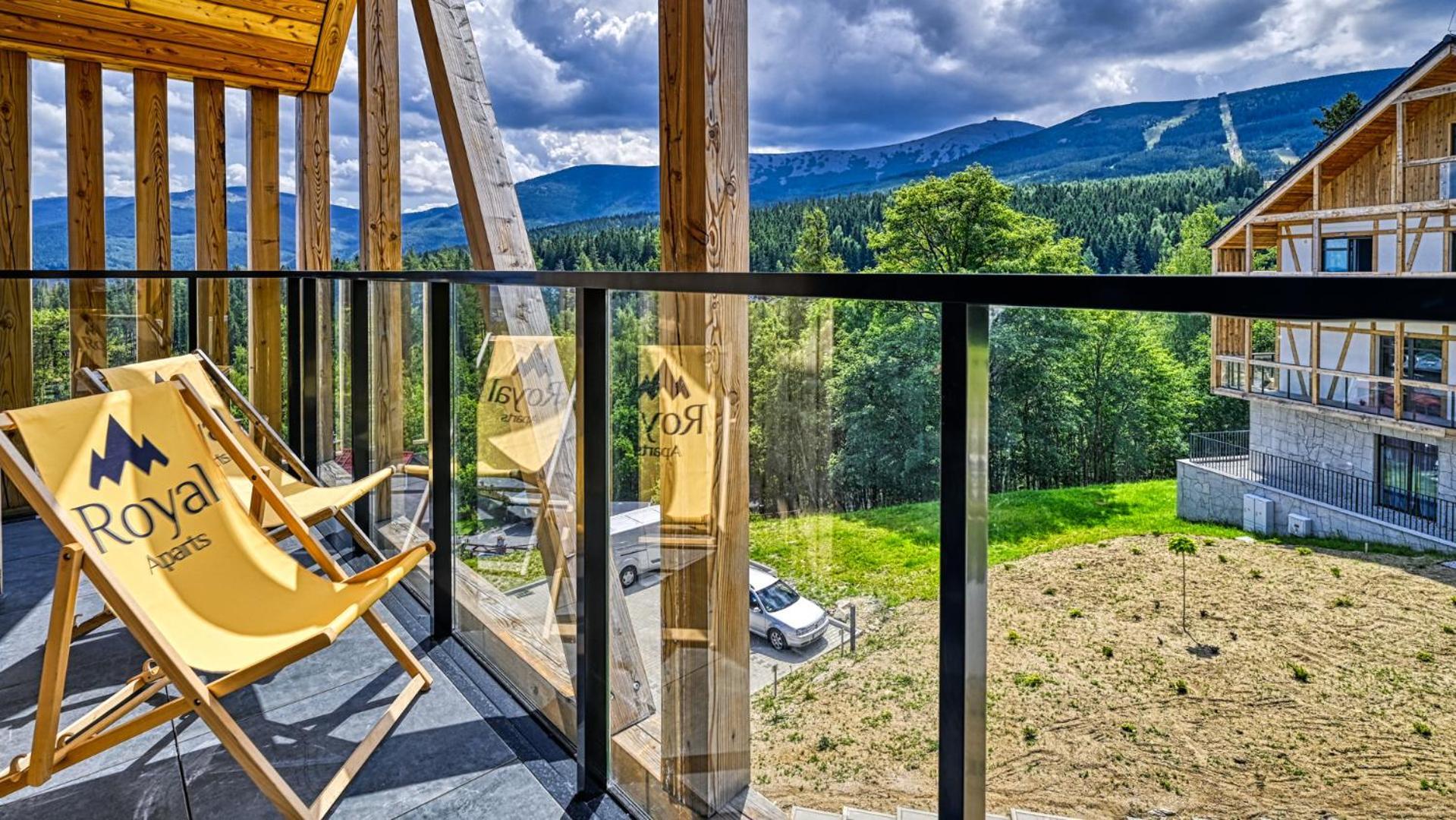 Orlik Vip Residence - Apartament Dwupoziomowy Sniezka Skyline Z Prywatna Sauna Karpacz Buitenkant foto