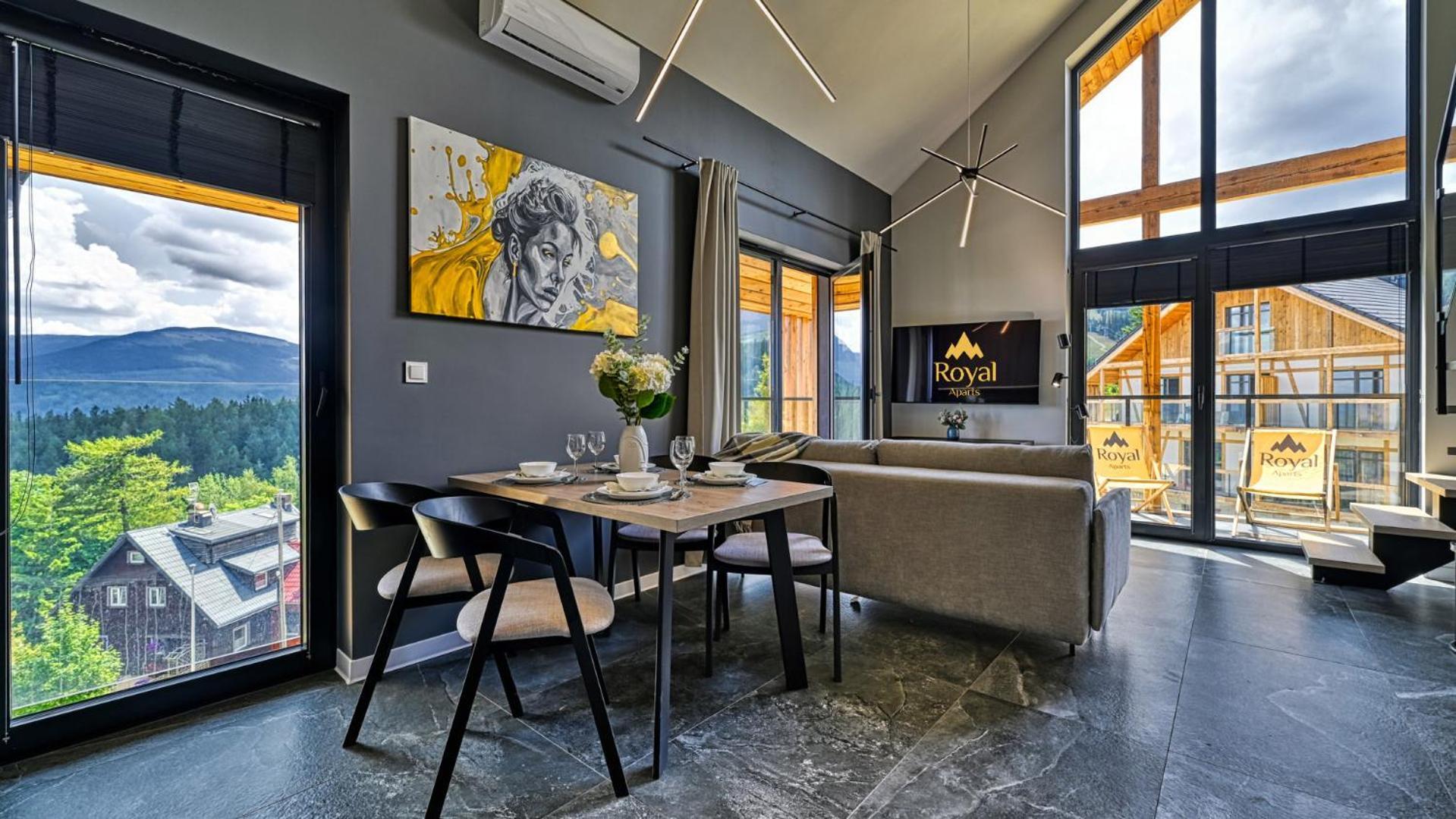 Orlik Vip Residence - Apartament Dwupoziomowy Sniezka Skyline Z Prywatna Sauna Karpacz Buitenkant foto