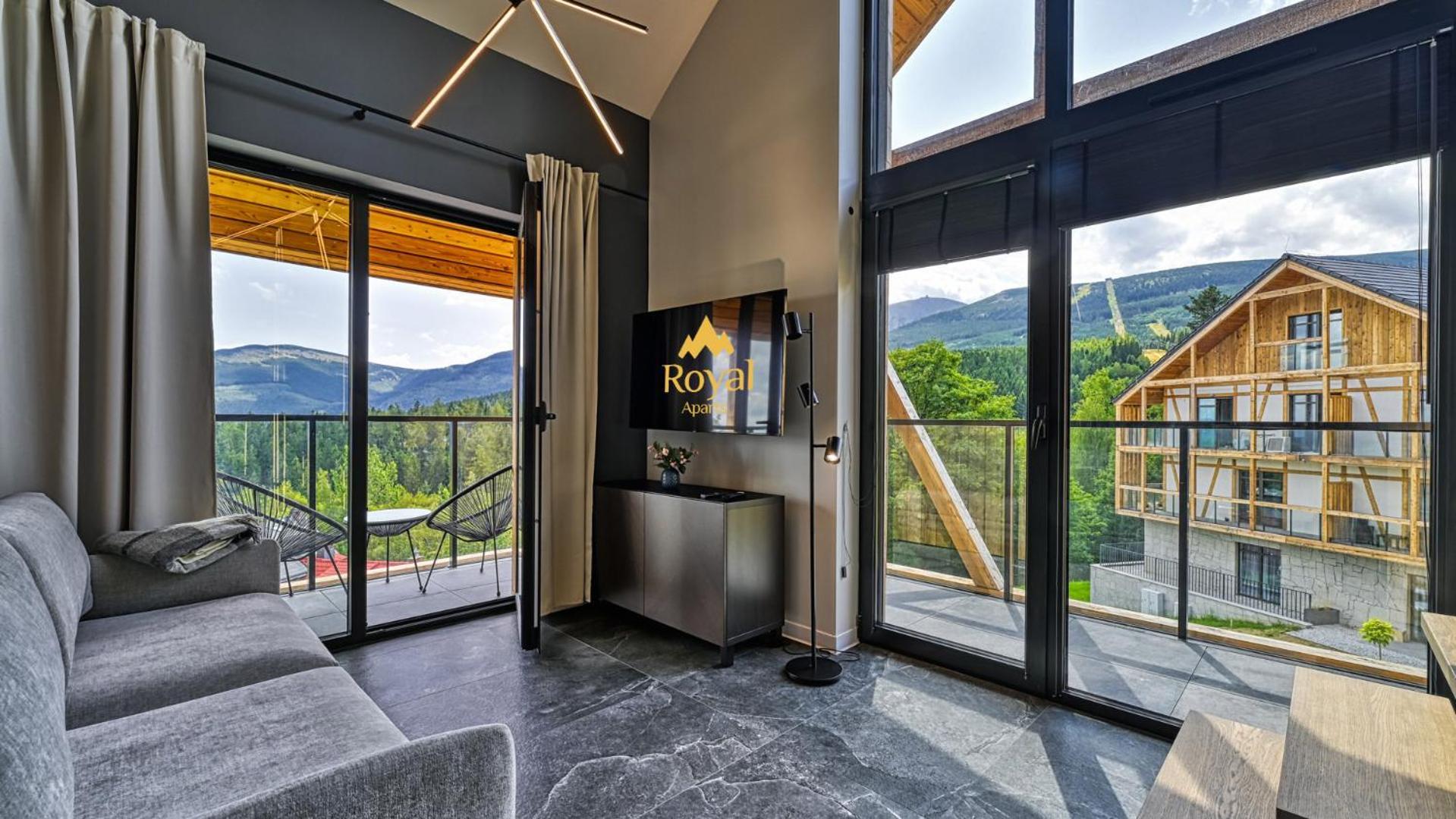 Orlik Vip Residence - Apartament Dwupoziomowy Sniezka Skyline Z Prywatna Sauna Karpacz Buitenkant foto