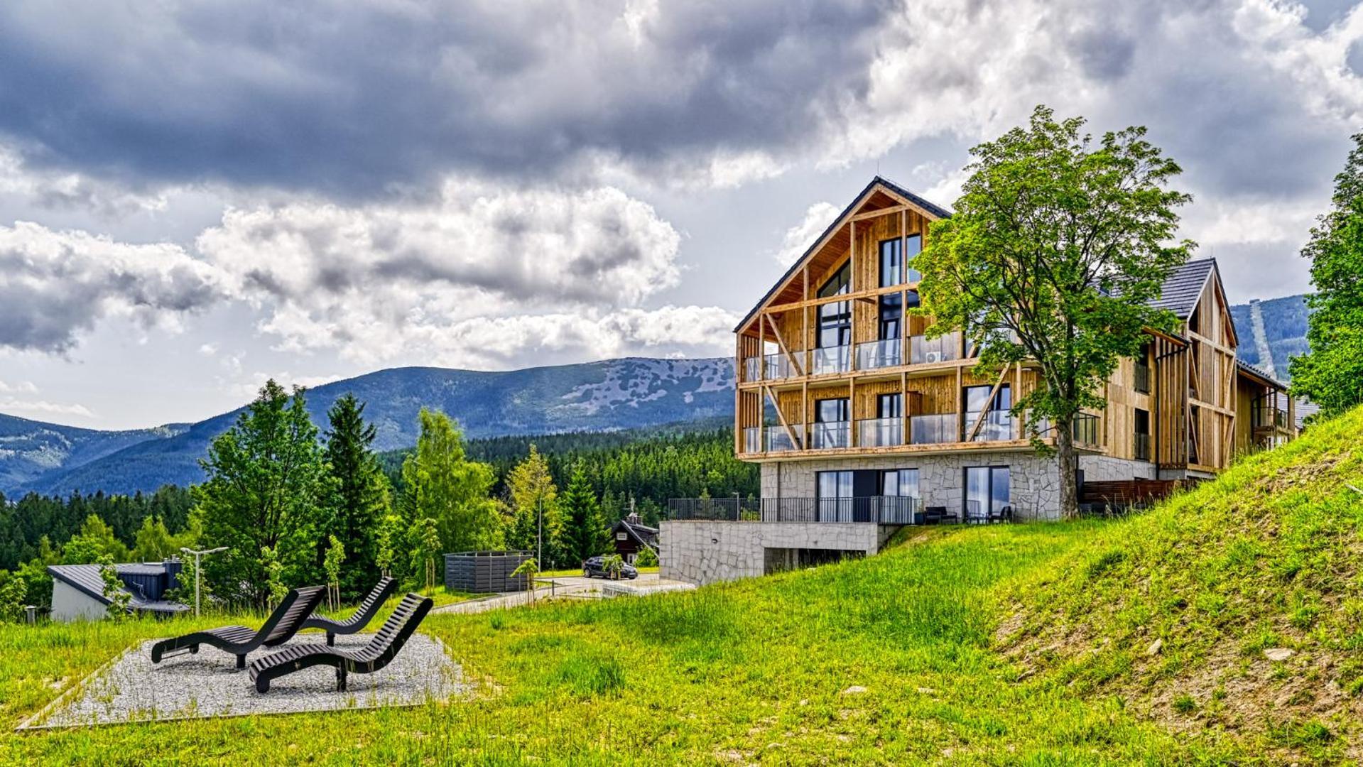 Orlik Vip Residence - Apartament Dwupoziomowy Sniezka Skyline Z Prywatna Sauna Karpacz Buitenkant foto